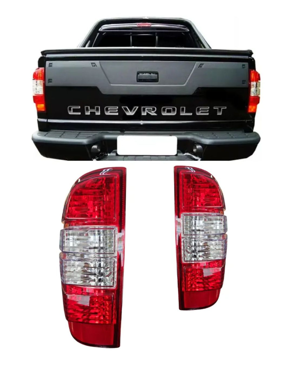 Par Jogo Lanterna S10 2008 2009 2010 2011 2012 Ambos Lados Bicolor