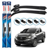 Palheta Do Parabrisa Bosch Multiclip Fiat Strada 2020 A 2024