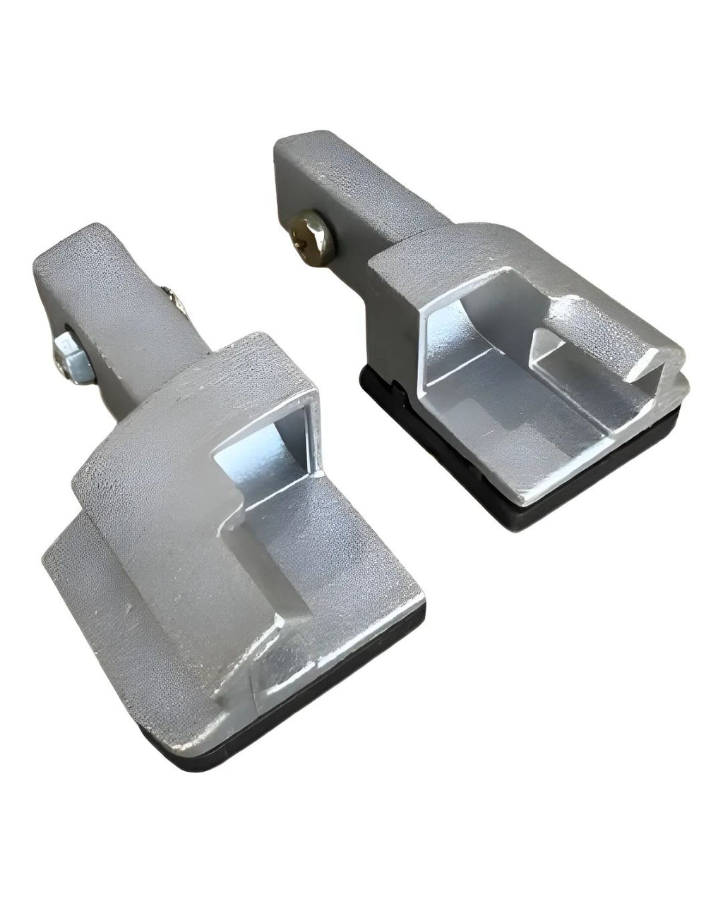 Suporte Trava Capota Hilux Cd 2016 Até 2025 Flash Force Cinza