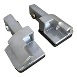 Suporte Trava Capota Hilux Cd 2016 Até 2025 Flash Force Cinza