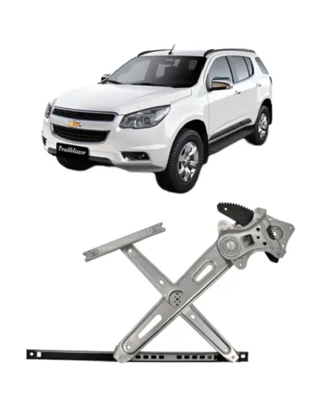 Maquina Vidro Eletrica Dianteira Le S10 Trailblazer 2013 Em Diante Fixacao Mabuchi 8 dentes