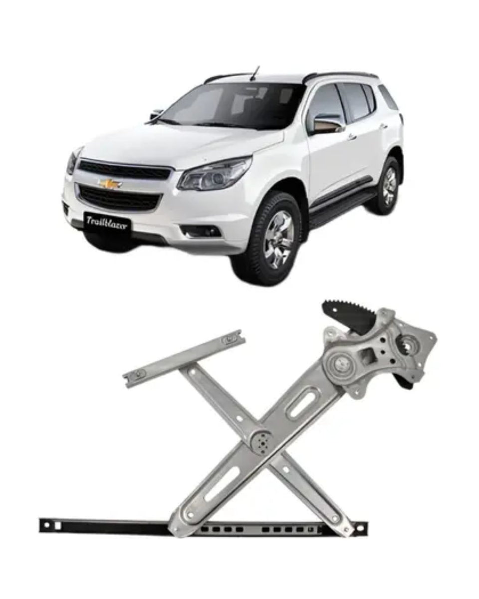 Maquina Vidro Eletrica Dianteira Le S10 Trailblazer 2013 Em Diante Fixacao Mabuchi 8 dentes