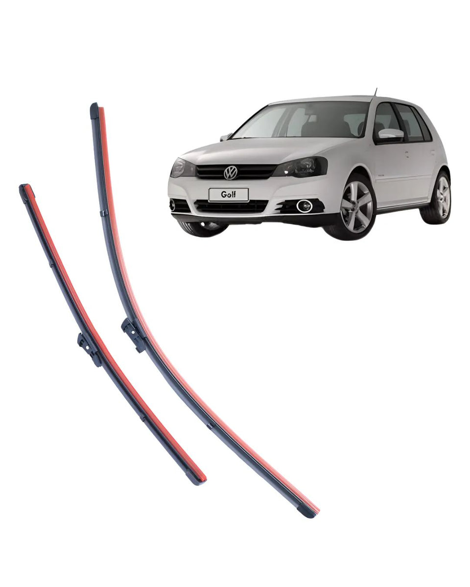 Palheta Limpador Parabrisa Par Golf 14 Dianteiro Resistente Preto
