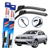 Palheta Parabrisa Original Bosch Vw Voyage G5 G6 2009 A 2018 Preto
