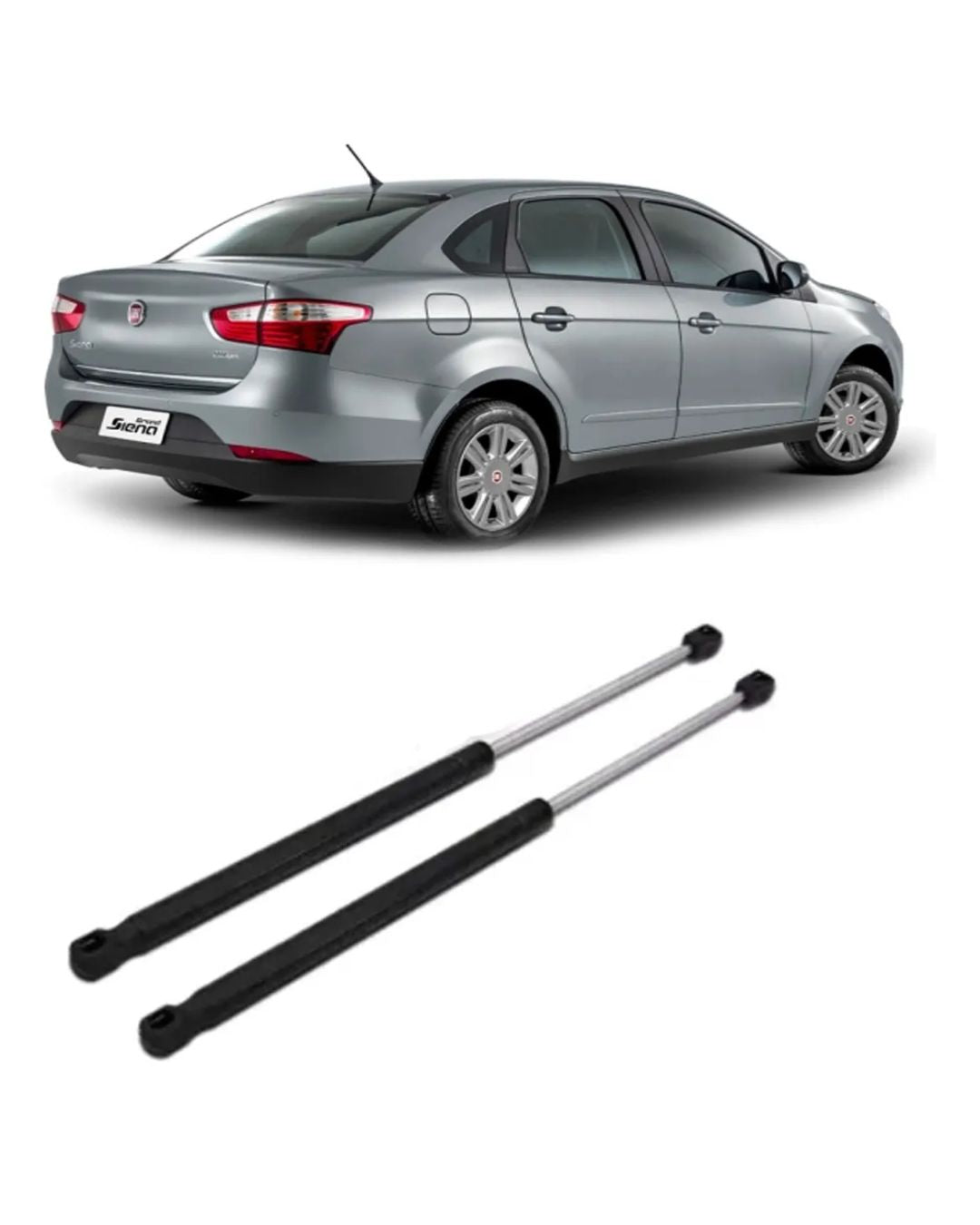 Par Amortecedor Tampa Traseira Fiat Grand Siena 2014 A 2021