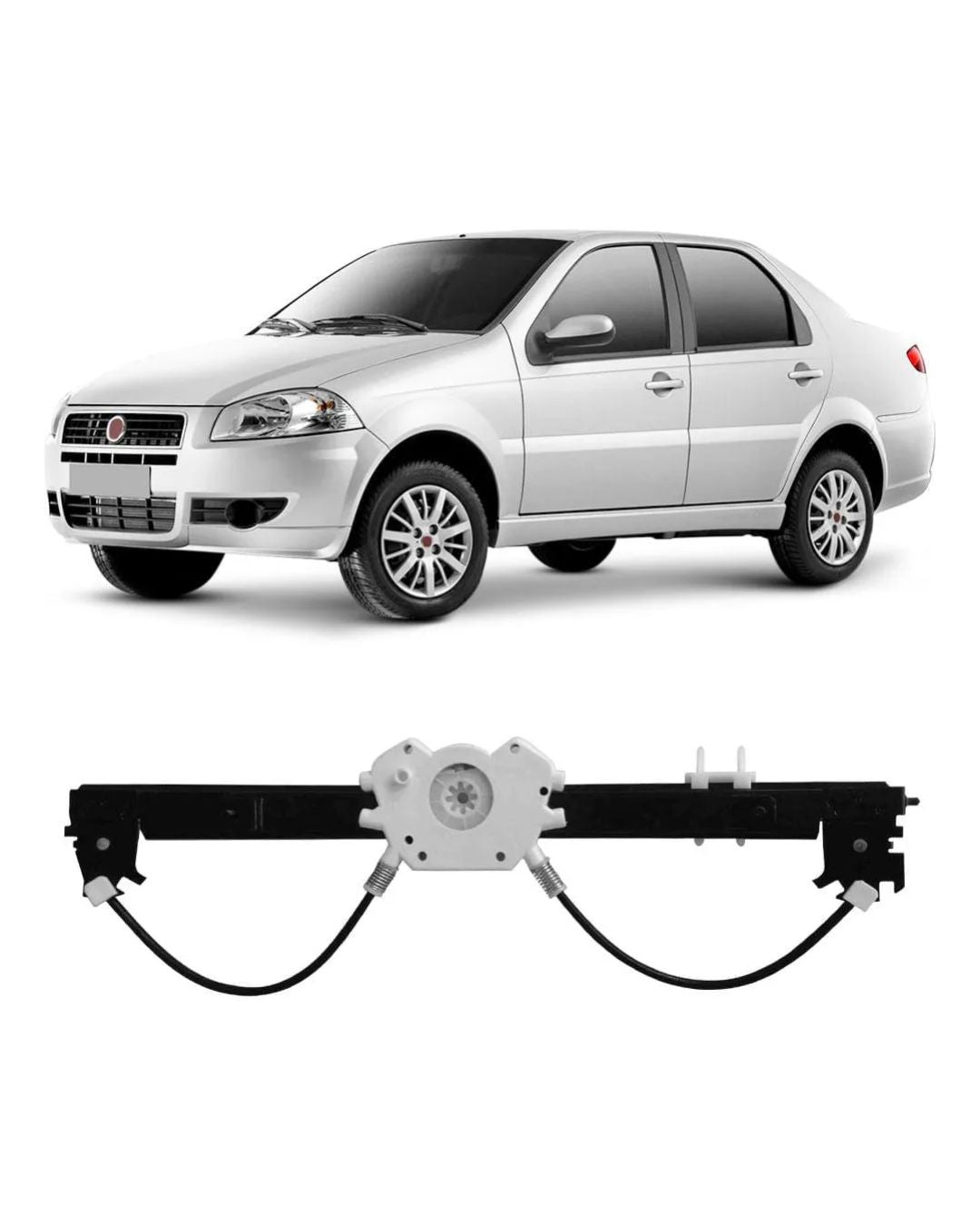 Maquina Vidro Eletrico Sem Motor Palio Siena 4 P Diant Ld