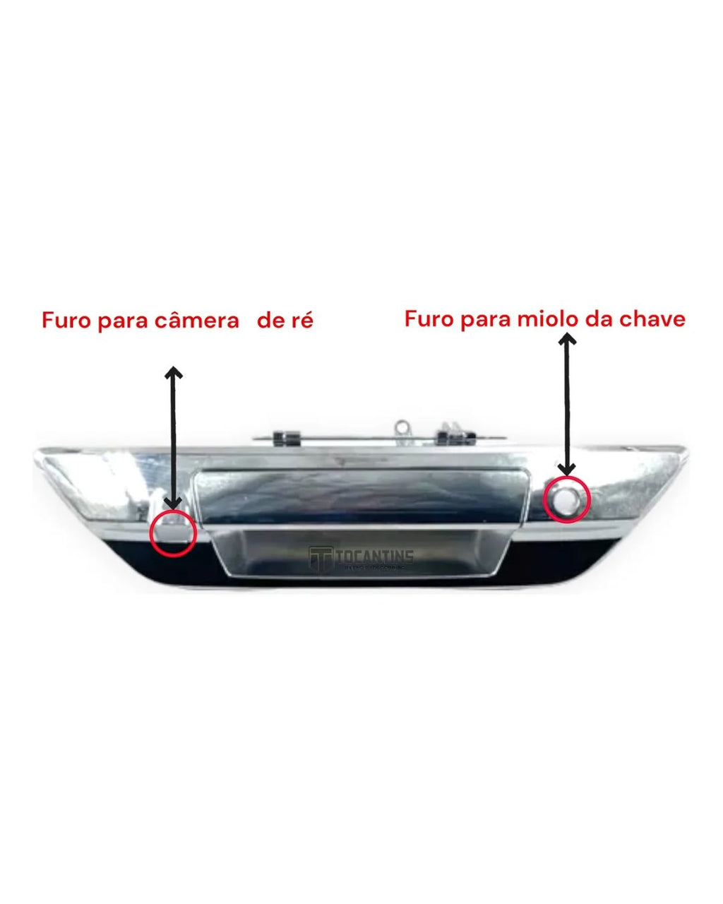 Maçaneta Tampa Traseira Hilux 2016 2017 2018 2019