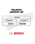 Par Palheta Original Bosch Vw Nova Saveiro G5 G6 2009 A 2018 Bosch Gancho