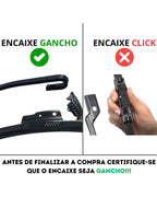 Palheta Parabrisa Original Bosch Vw Voyage G5 G6 2009 A 2018 Preto