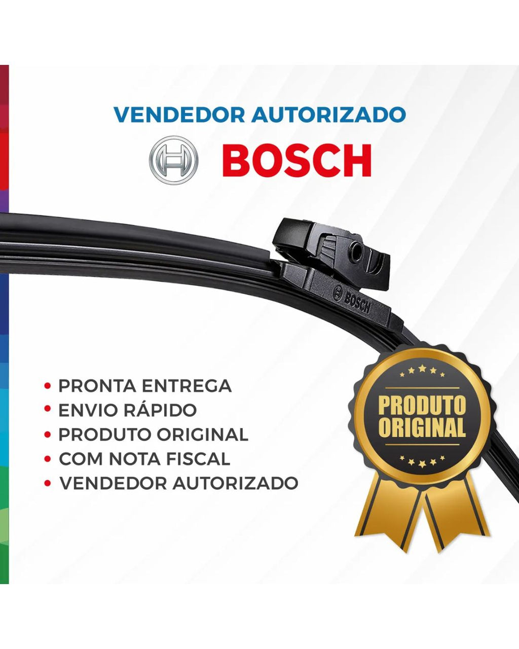 Palheta Do Parabrisa Bosch Multiclip Fiat Strada 2020 A 2024