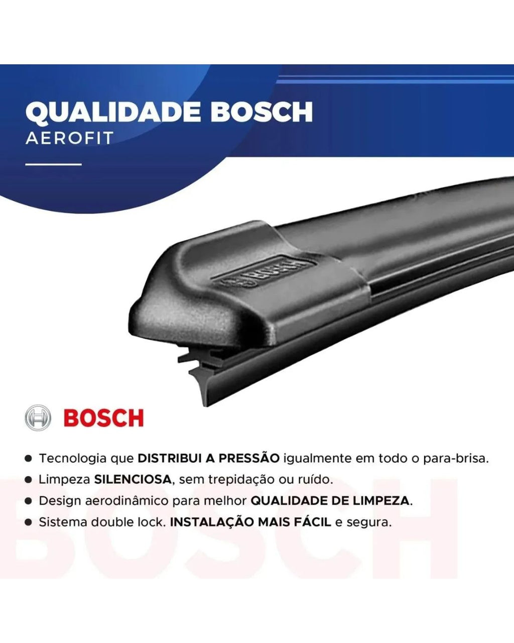 Par Palheta Original Bosch Vw Nova Saveiro G5 G6 2009 A 2018 Bosch Gancho