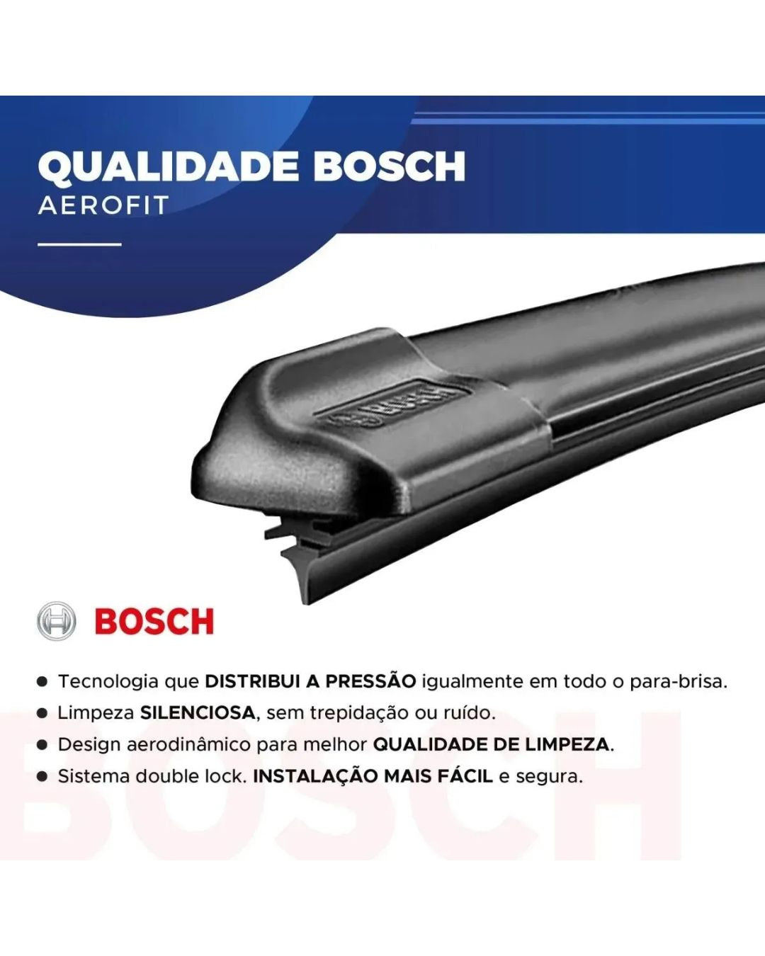 Par Palheta Original Bosch Vw Nova Saveiro G5 G6 2009 A 2018 Bosch Gancho