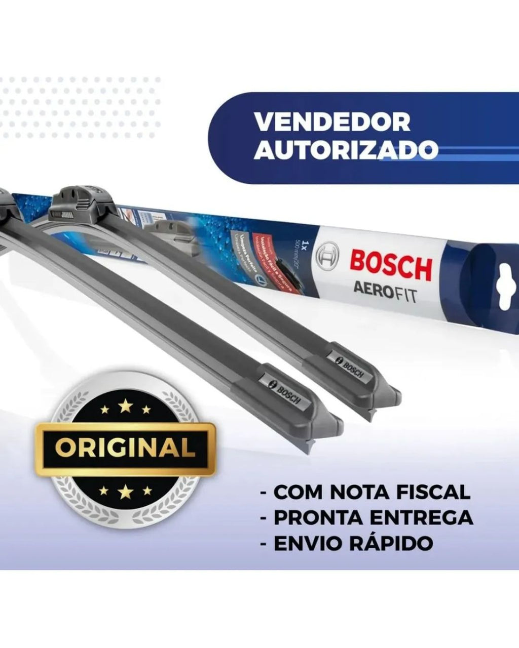 Par Palheta Original Bosch Vw Nova Saveiro G5 G6 2009 A 2018 Bosch Gancho